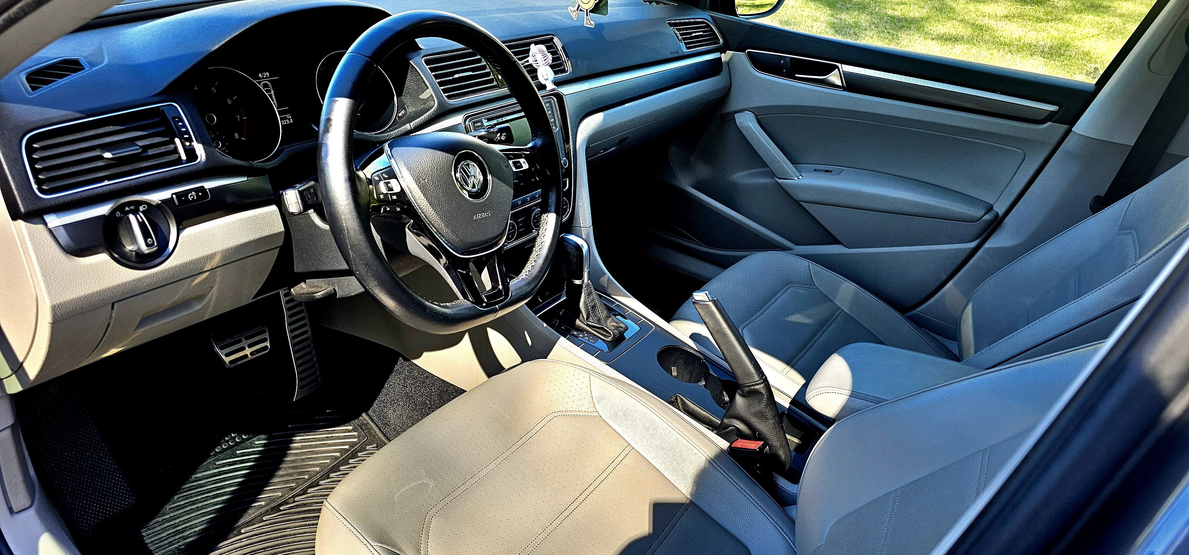 Full, complete detail on a 2018 Volkswagen Passat performed on-site in Marietta.