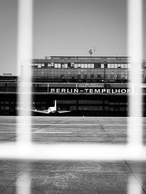 Aerial view over Tirana Albania - Nuclear bunker art galleries modern capital