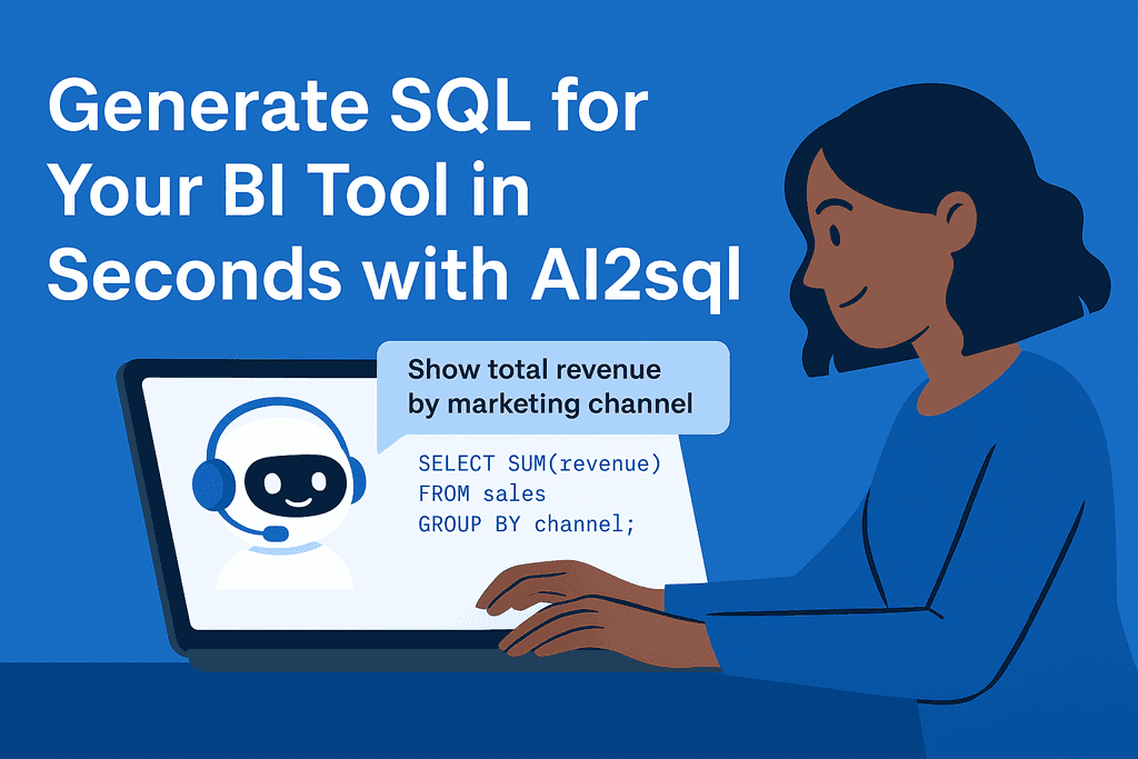 Stop Waiting for Custom Reports: Generate SQL for Your BI Tool in ...