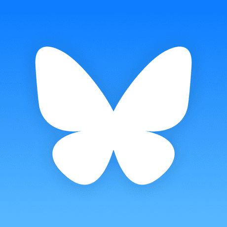 This is the logo of Bluesky app.