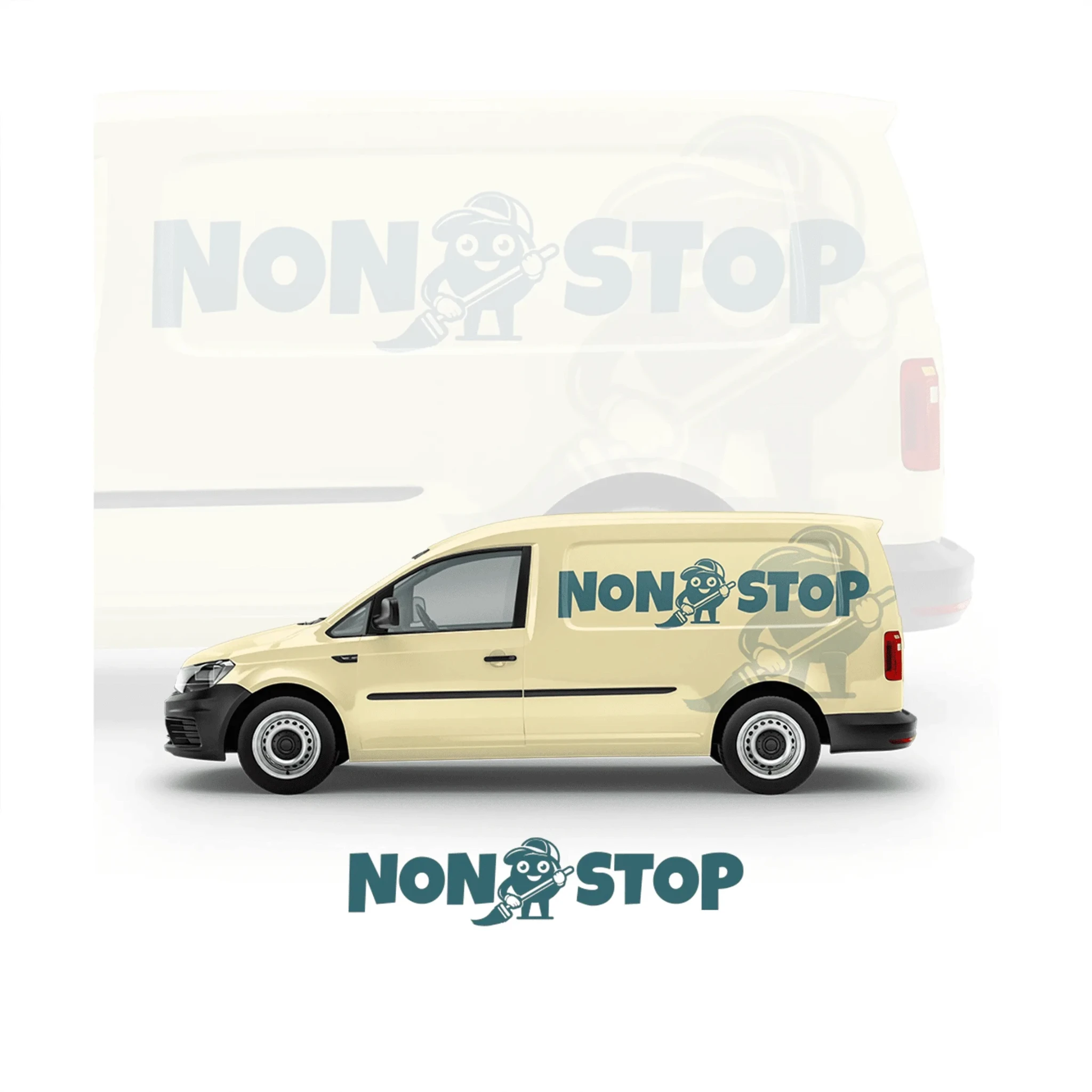 non stop visual identity design