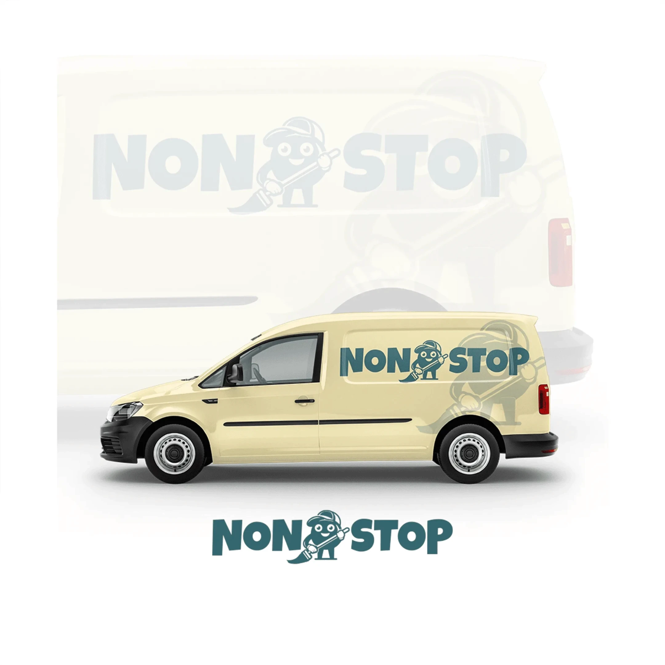 non stop visual identity design