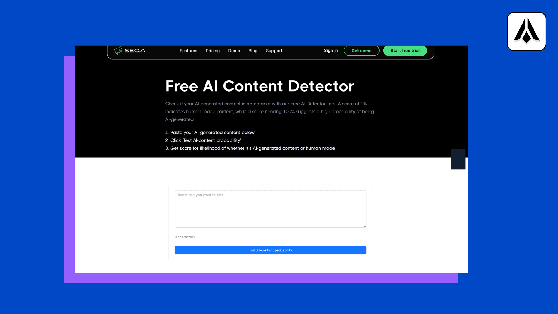 Seo.ai Detector-Digit Formations