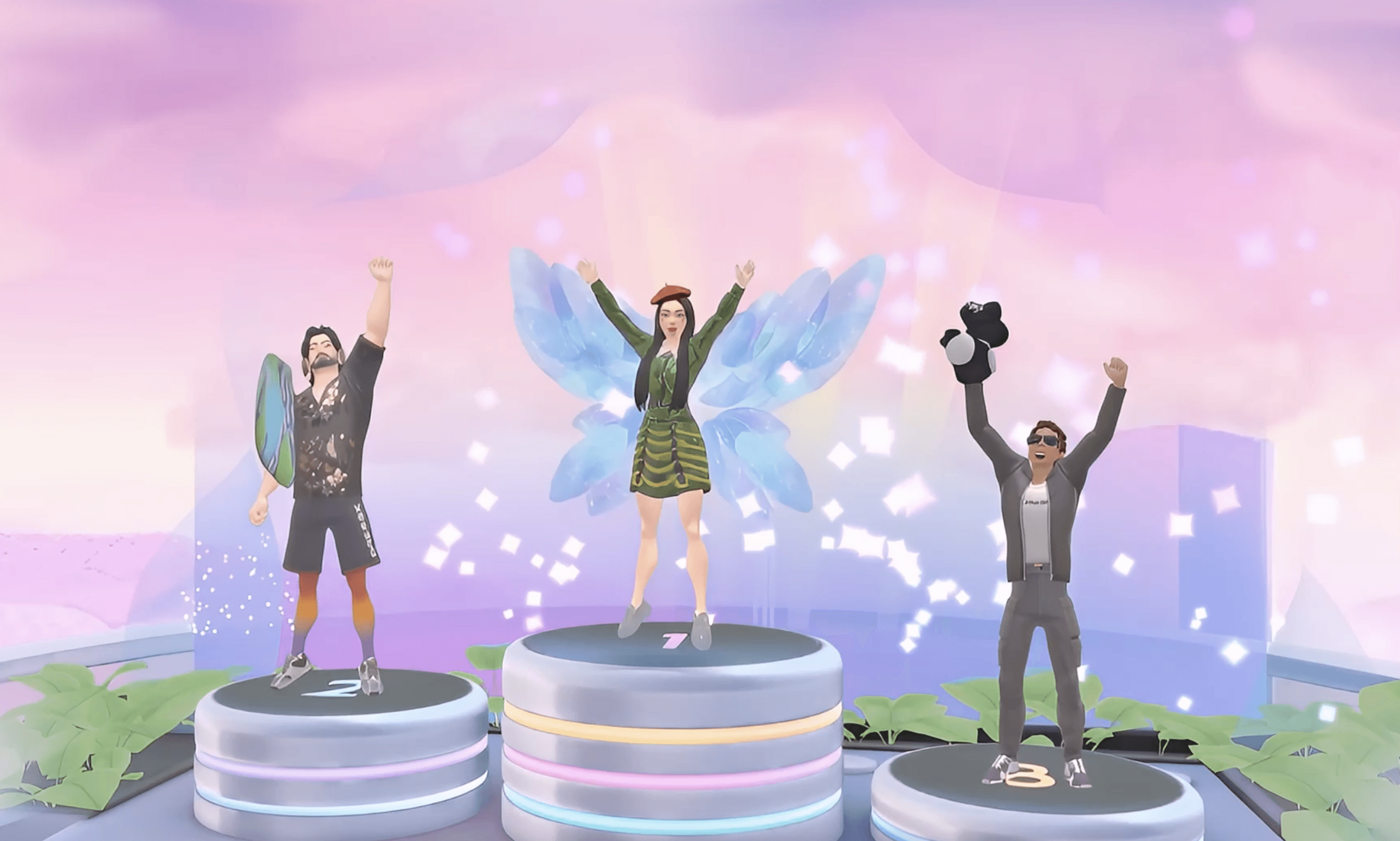 Screenshot from Fashion Rivals, game by DressX for Meta Horizon