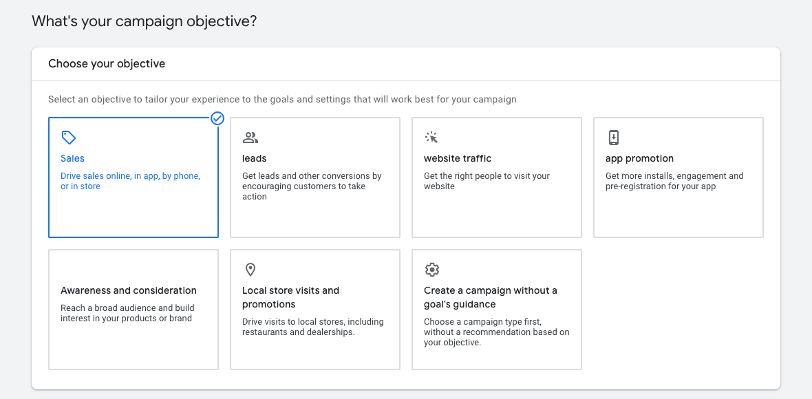 How to choose a YouTube ad campaign objective