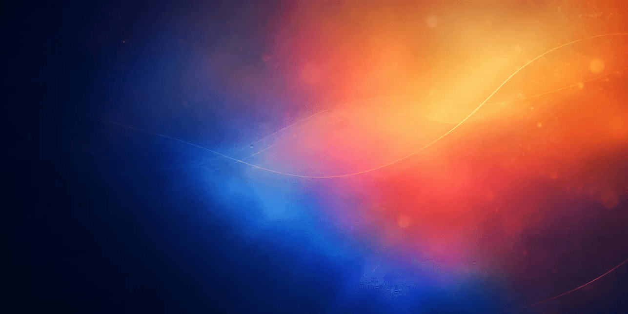 Abstract dark background with soft blue and red gradient light glowing at the center.