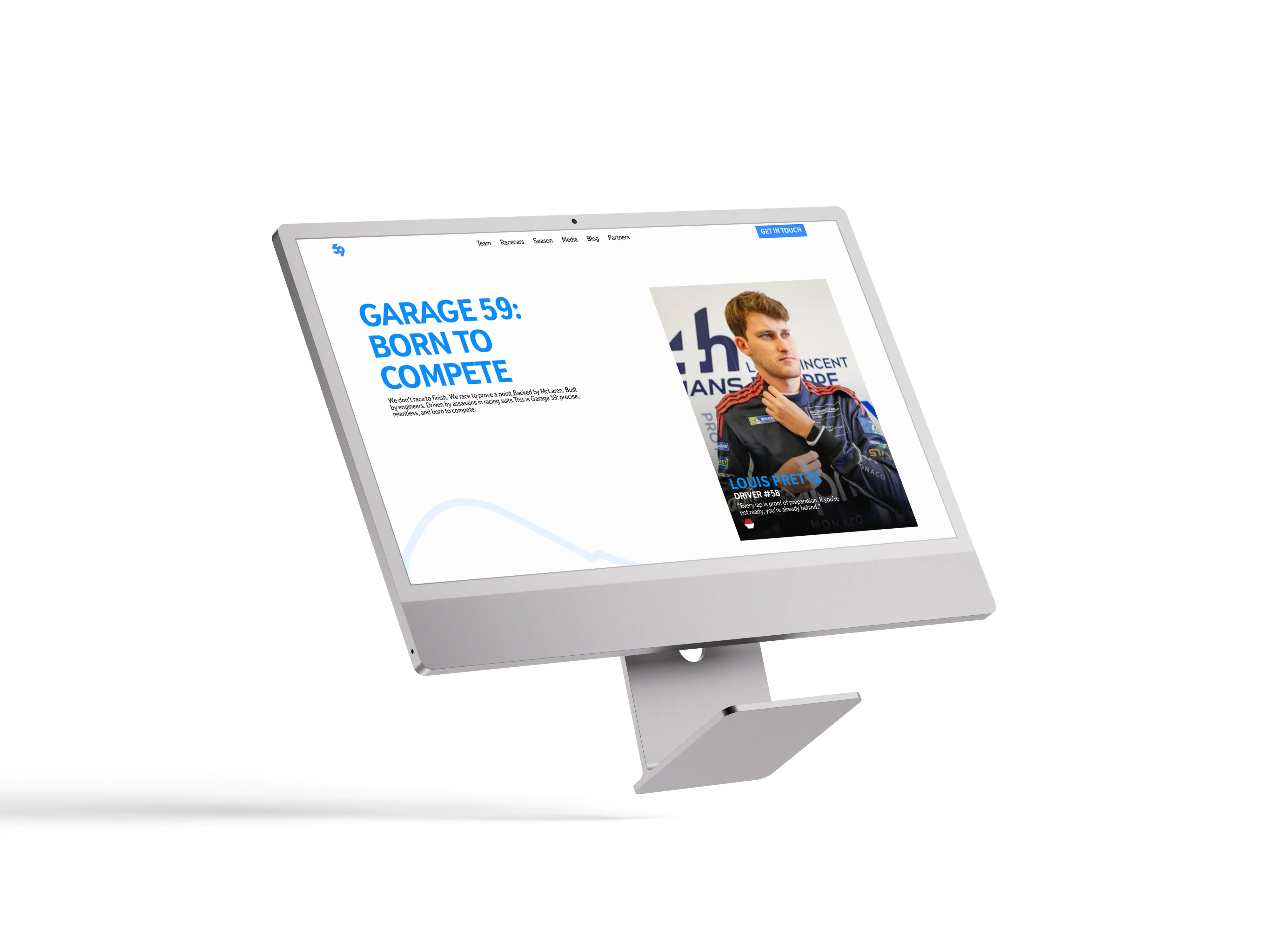 Garage 59 section on imac