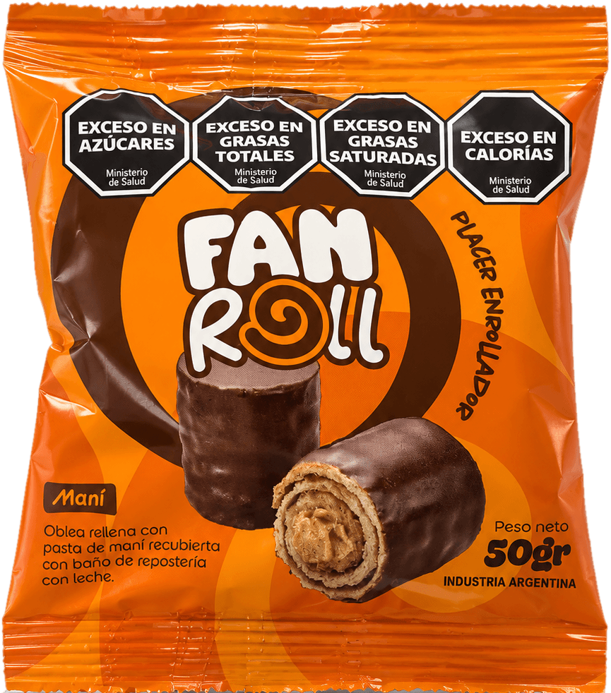 Paquete de FanRoll sabor maní
