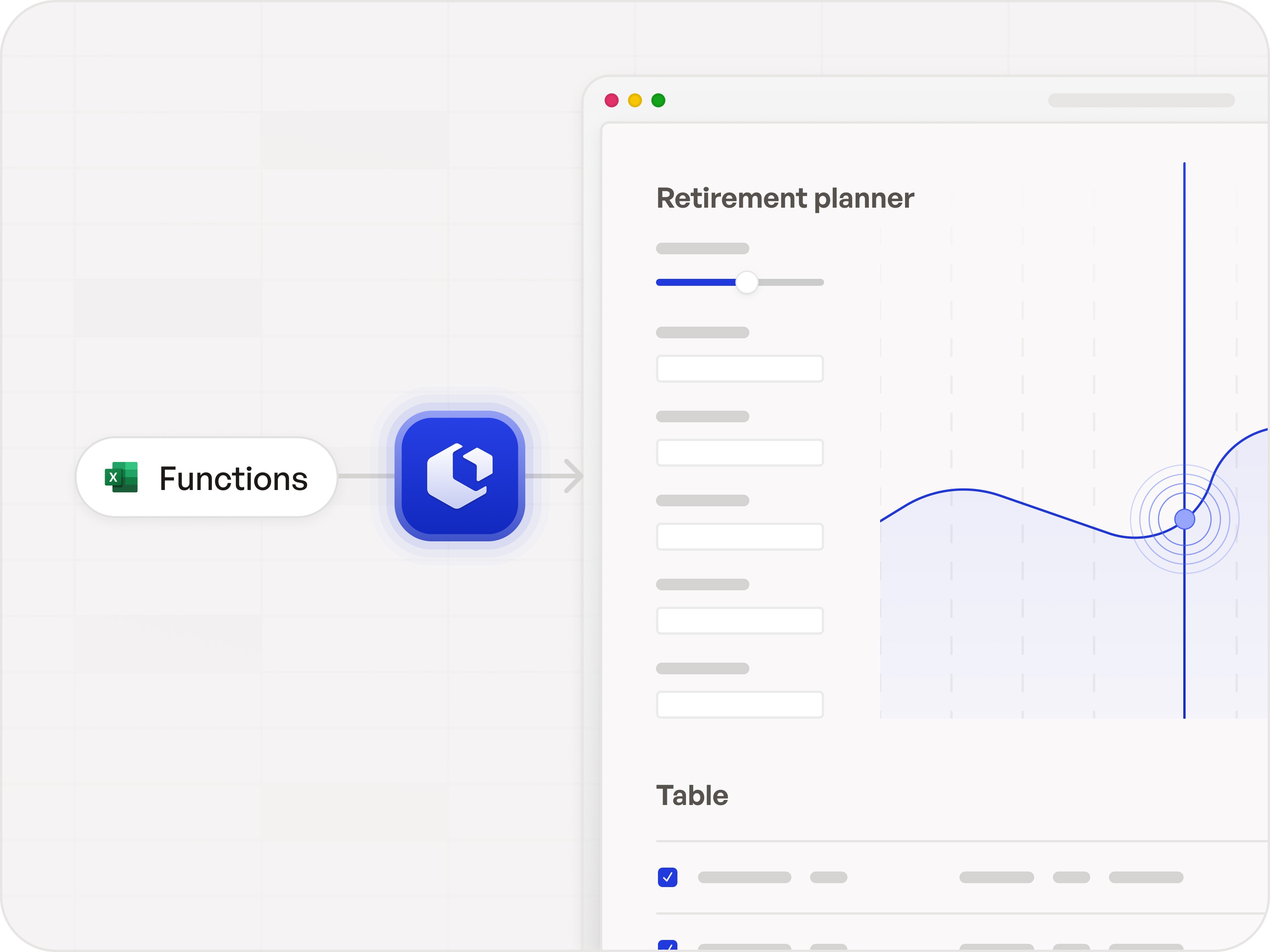 Use Excel functions to create a calculator