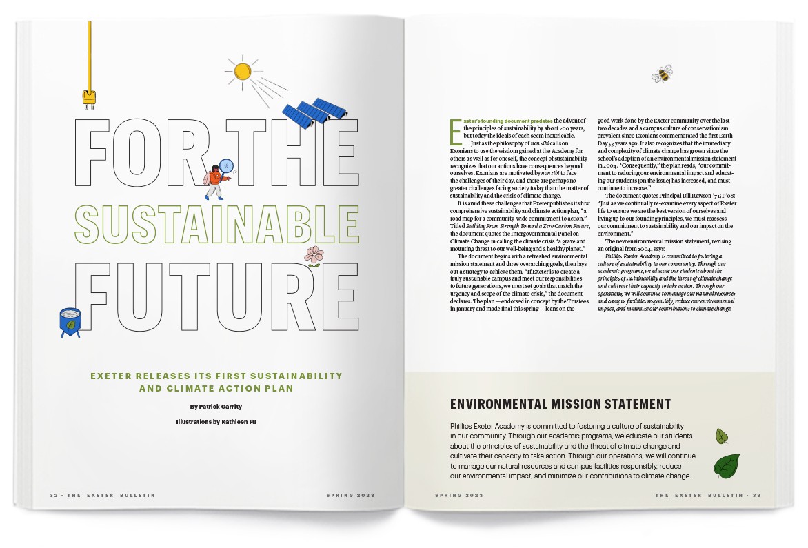 exeter bulletin sustainability