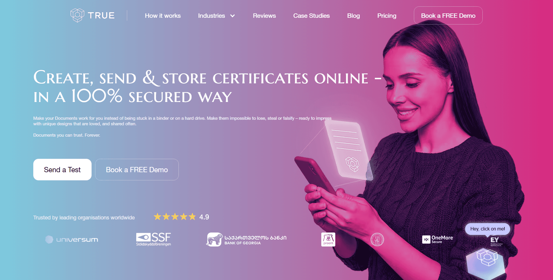 TRUE Original Home page