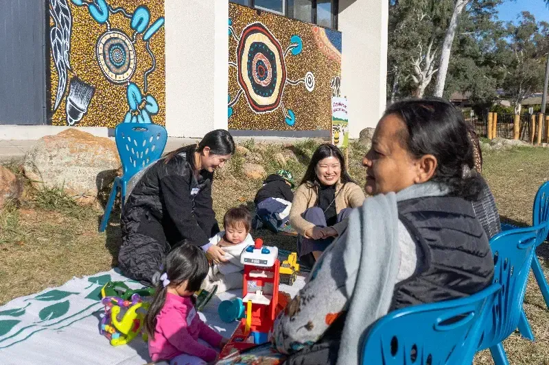 English conversation playgroup at Lyons