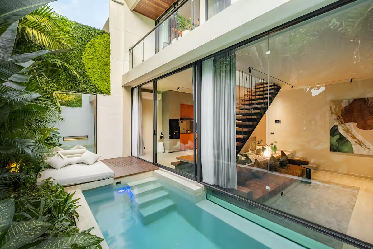 A 2-bedroom villa in a complex in Berawa, Canggu