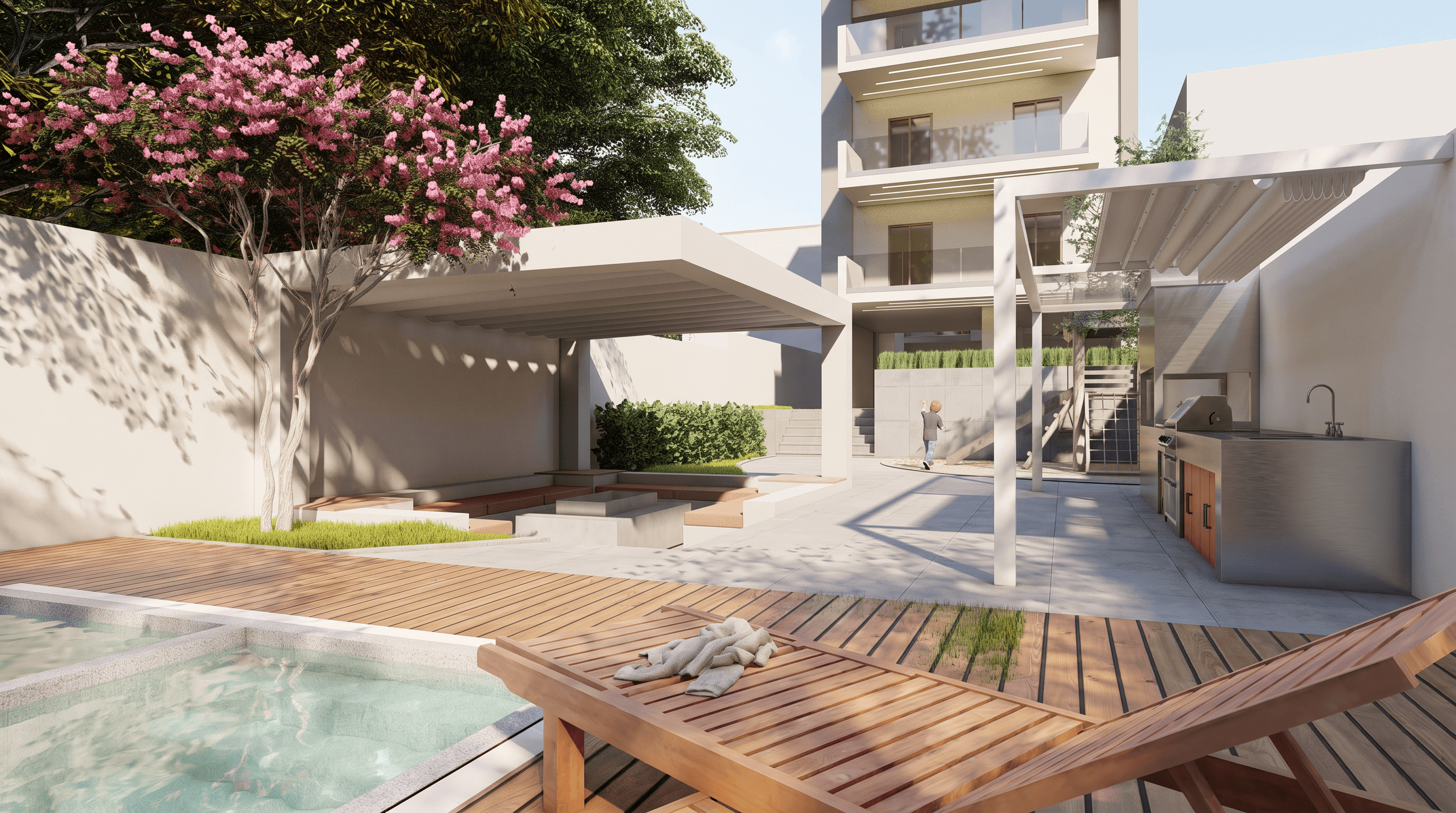 Agia Paraskevi exterior architectural visualisation 3
