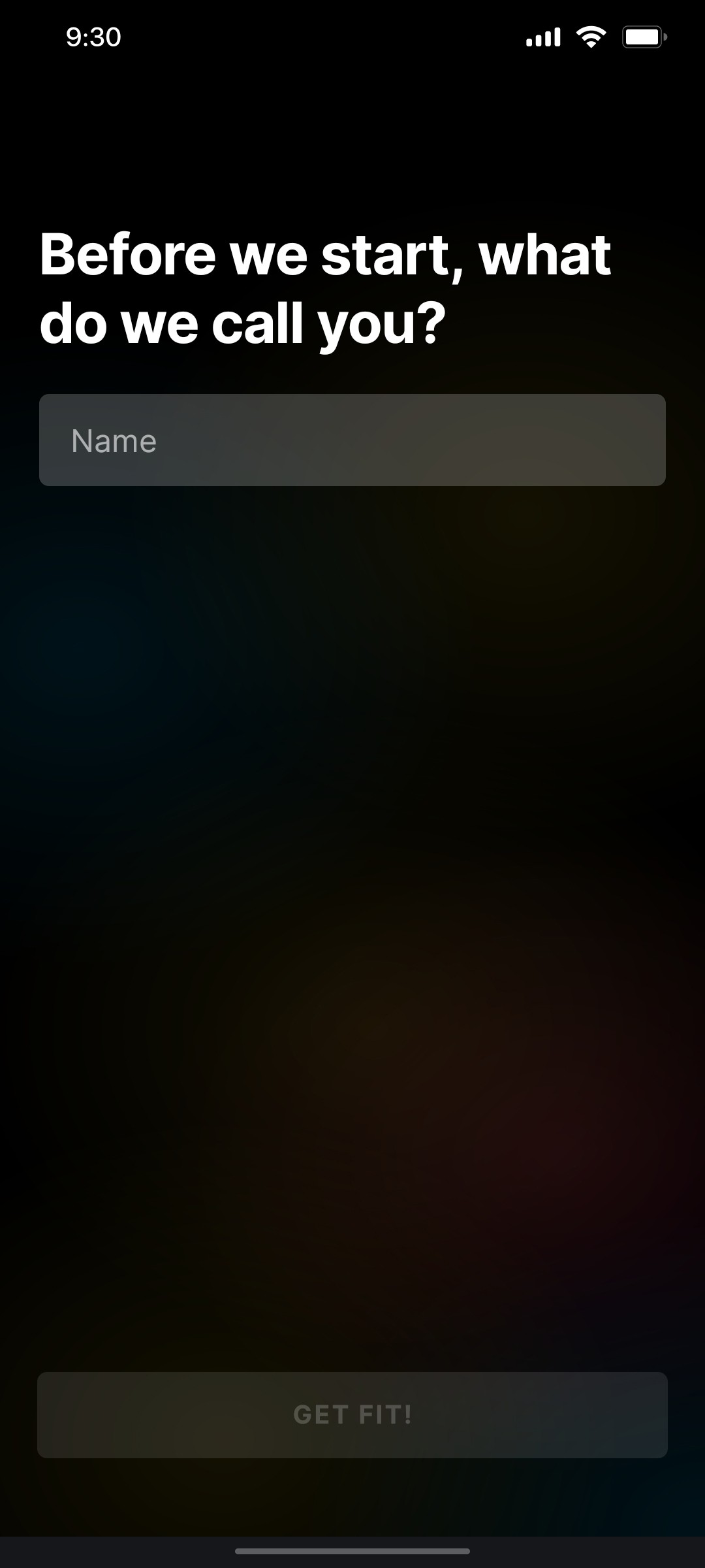 Cult.fit App Name Screen