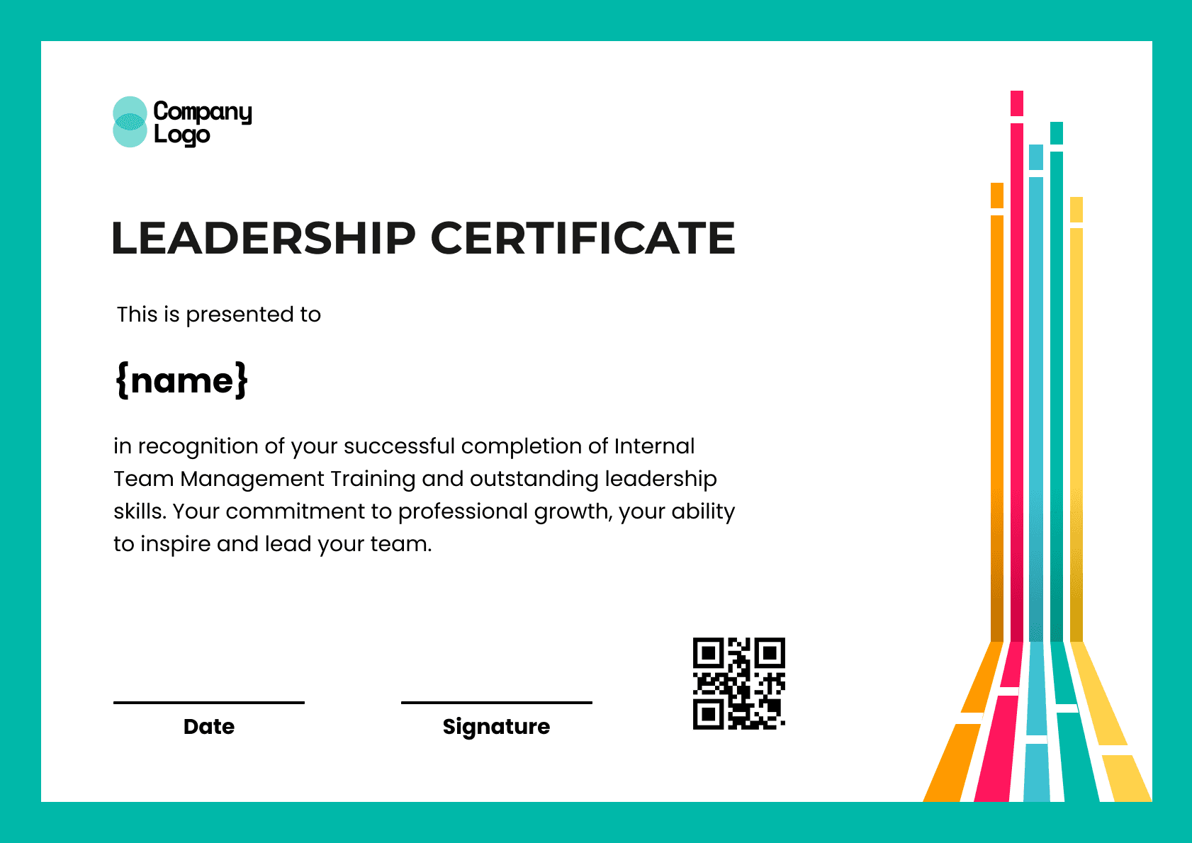 Wauld - Professional and attractive green recognition badge template