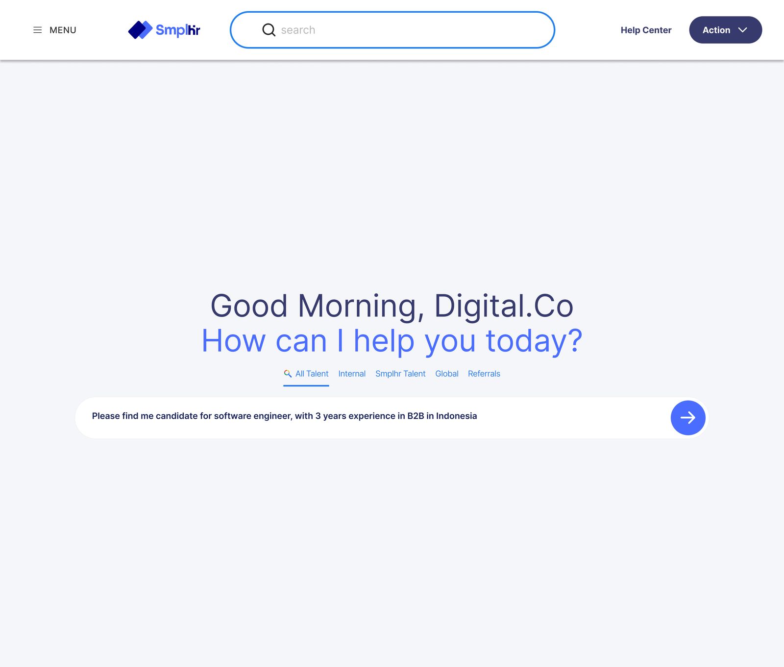 Find Talent Southeast Asia with Natural Languange