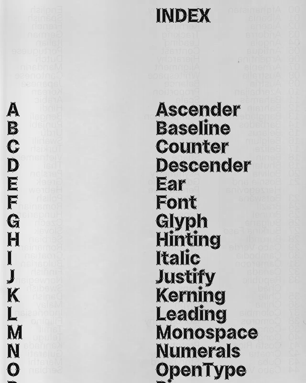 Noad Sans in a type index