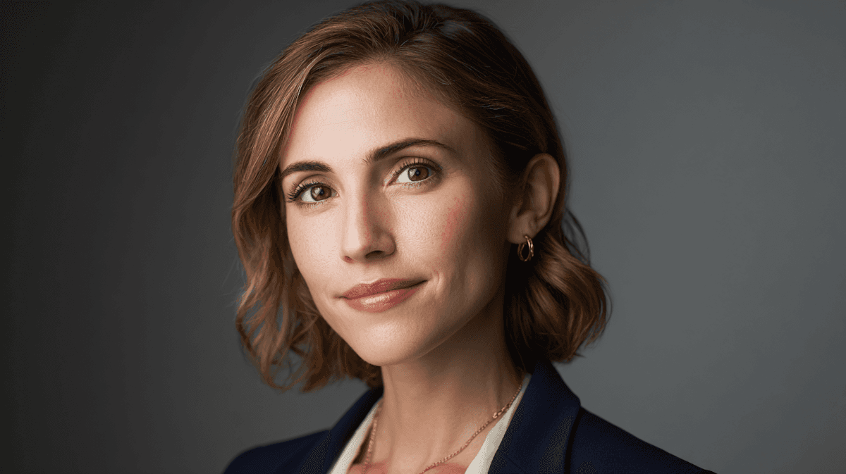 woman in black blazer