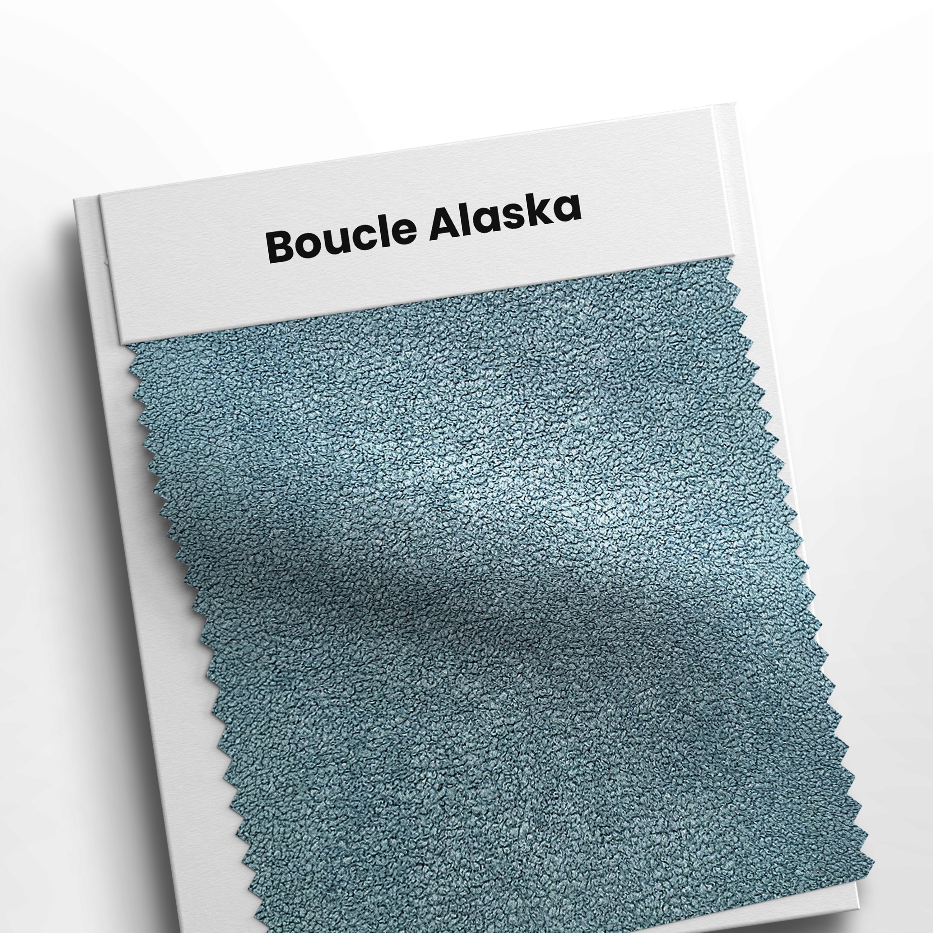 mostruário com tecido boucle alaska cor 05