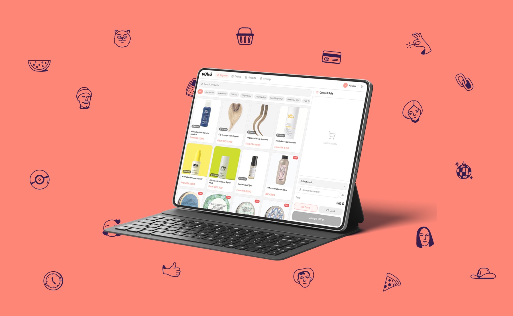 a woman in a red cape standing in the woods