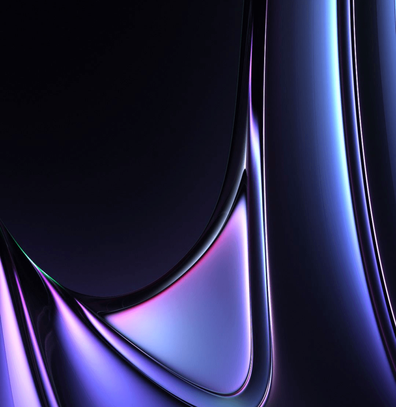 Abstract background featuring a blend of purple and blue colors with a prominent curved shape in the design.