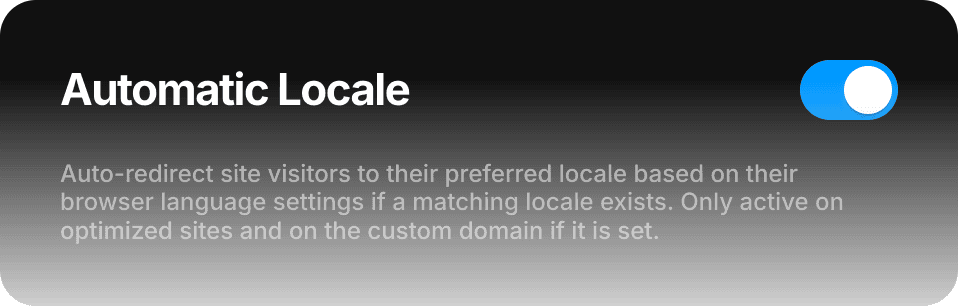 Automatic locales in Framer