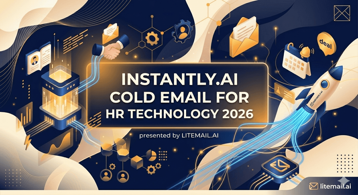 how pre-warmed inboxes improve cold email deliverability in 2026, featuring a laptop warming up email reputation, rising graph, envelopes with checkmarks, and a rocket symbolizing improved performance.