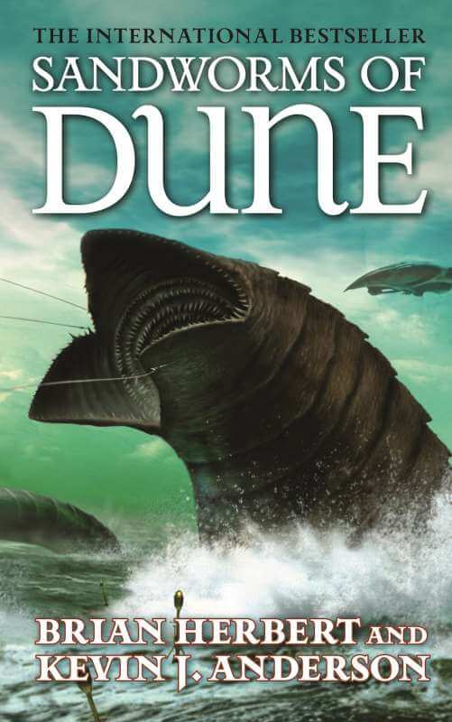 Cover for the novel Sandworms of Dune by Brian Herbert and Kevin J. Anderson