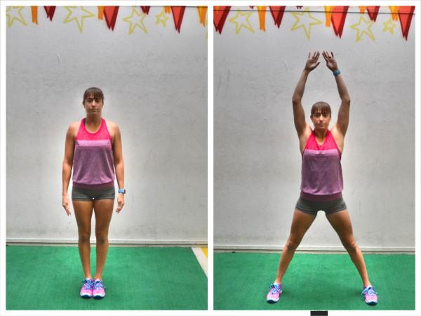 Jumping jacks: