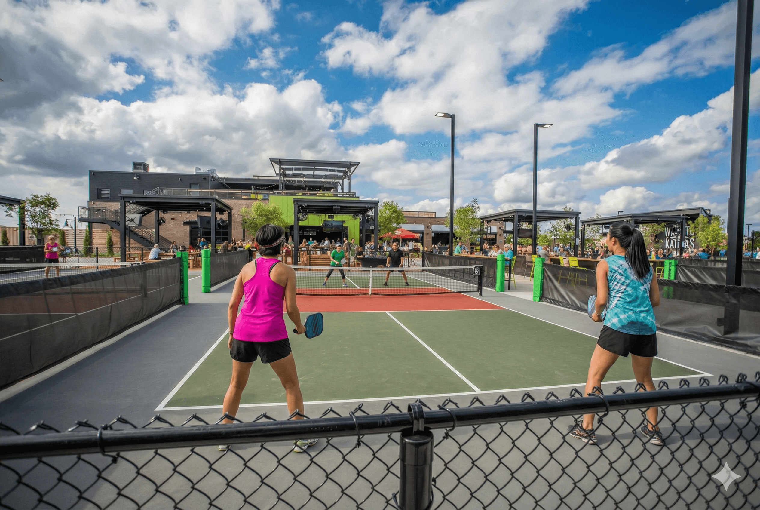 BW Floor Design 專業室內匹克球場地板多層結構，展示卓越減震及防滑工藝細節。