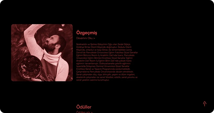 Website mockup about
