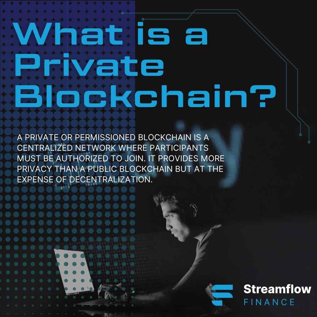 What is a private blockchain?