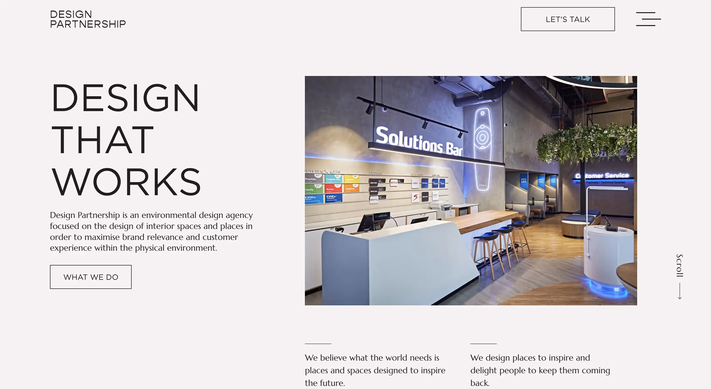 Design Partnership visual identity elements and brand graphics