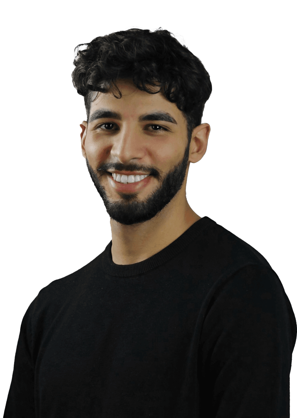 Portraitaufnahme von Saleh Chaaban mit freundlichem Lächeln.