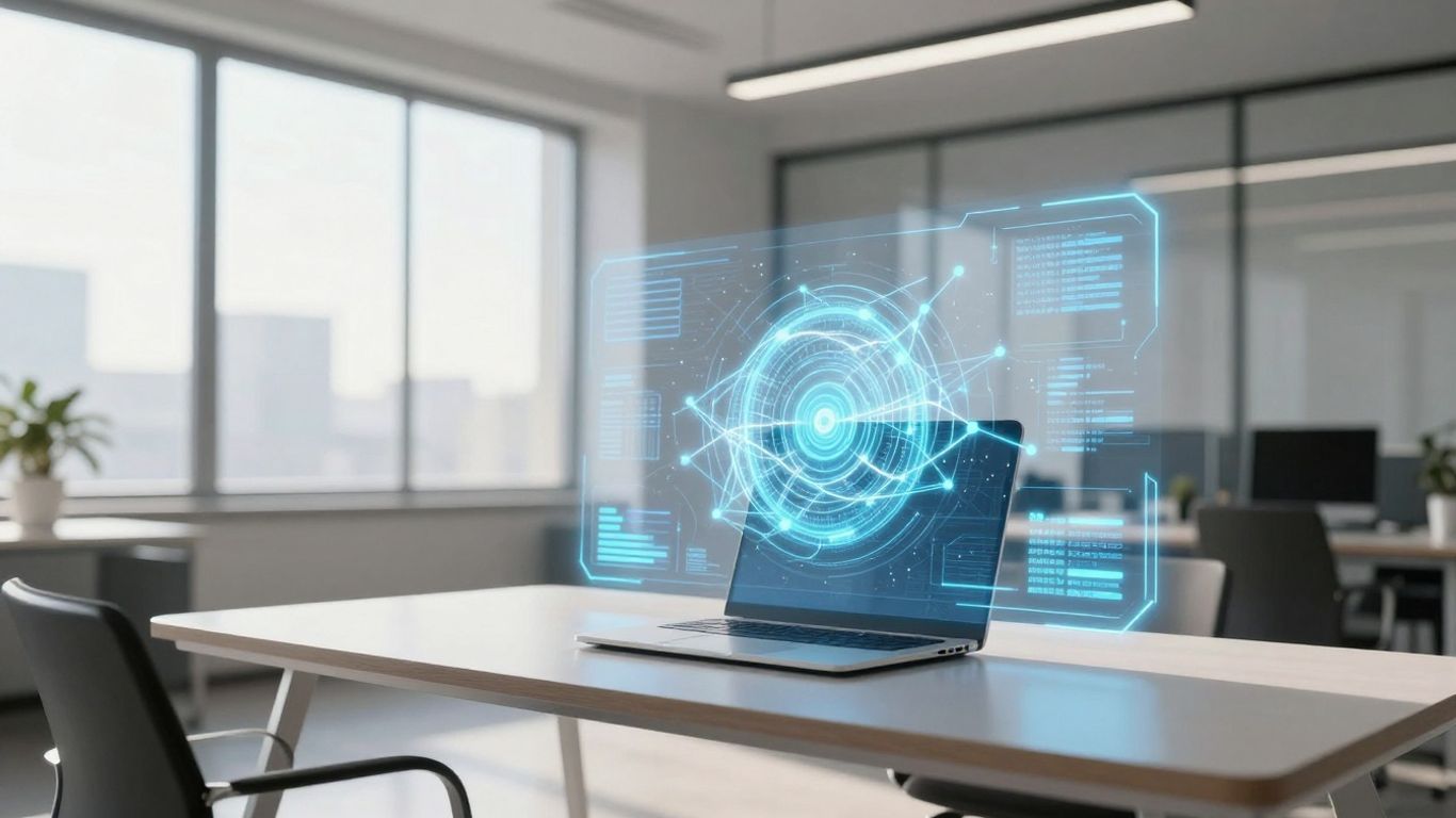 AI interface connecting local businesses for search.