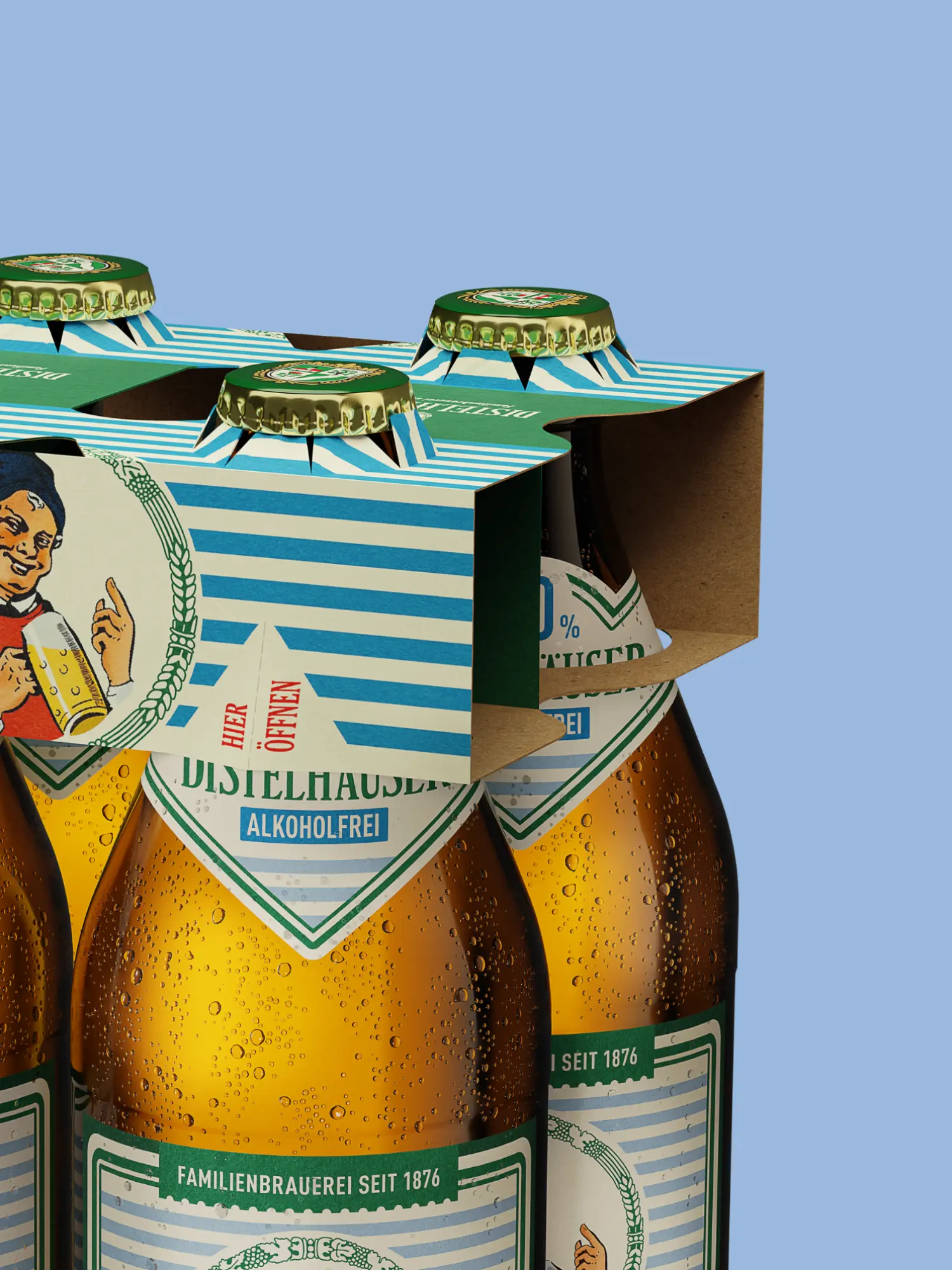 Distelhäuser alkoholfreies Bier in einer Tragebox