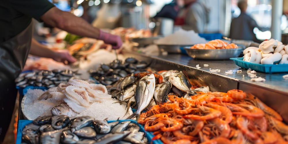 Le marché des Halles à Sète