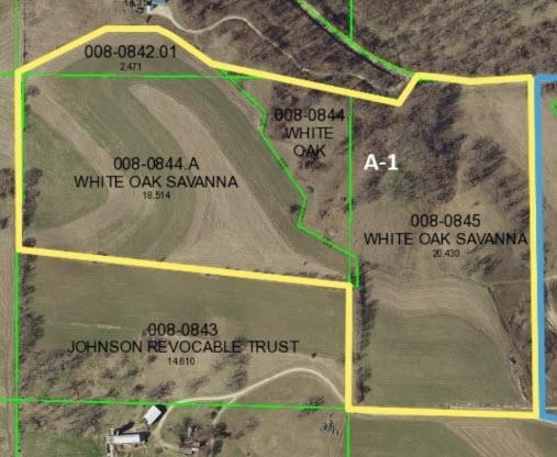 46.322 acres Norwegian Hollow Road, Dodgeville, front photo