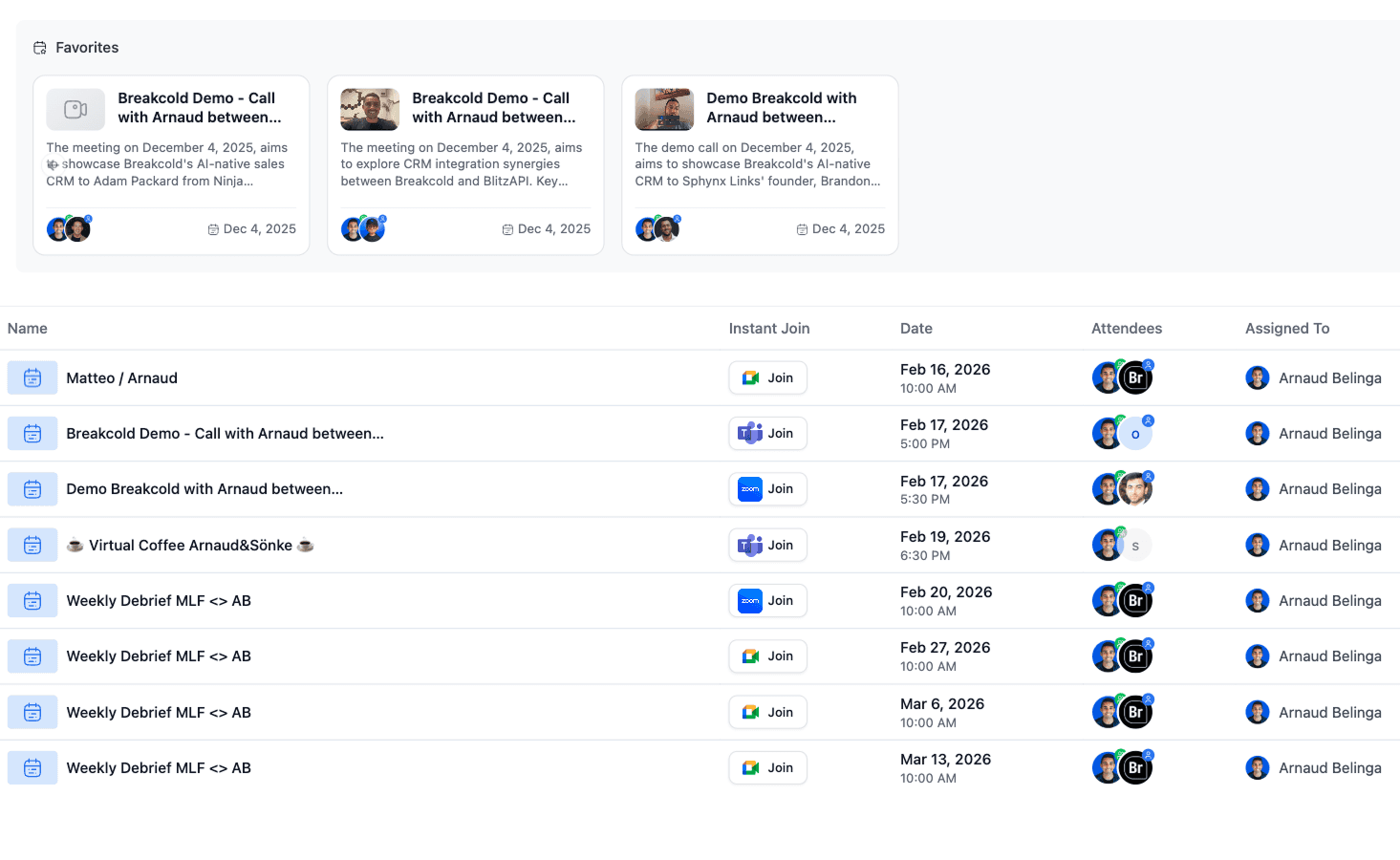 CRM Integration with Zoom - Breakcold
