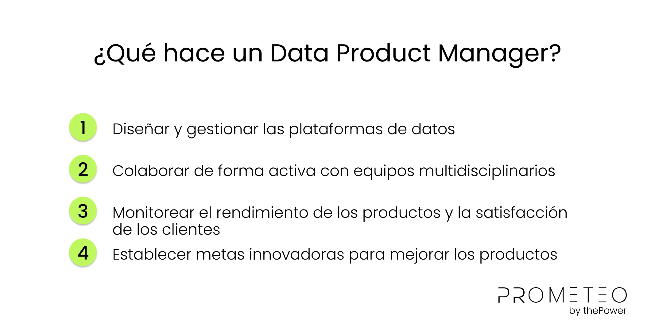 ¿Qué hace un Data Product Manager?