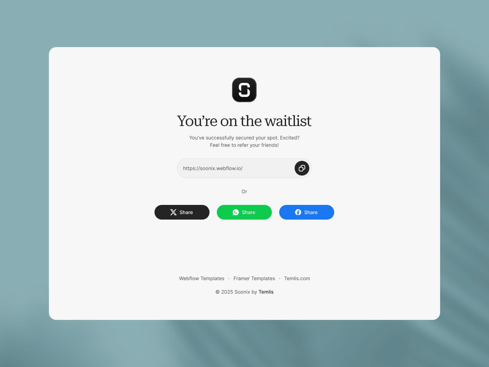Soonix — 落地页设计案例