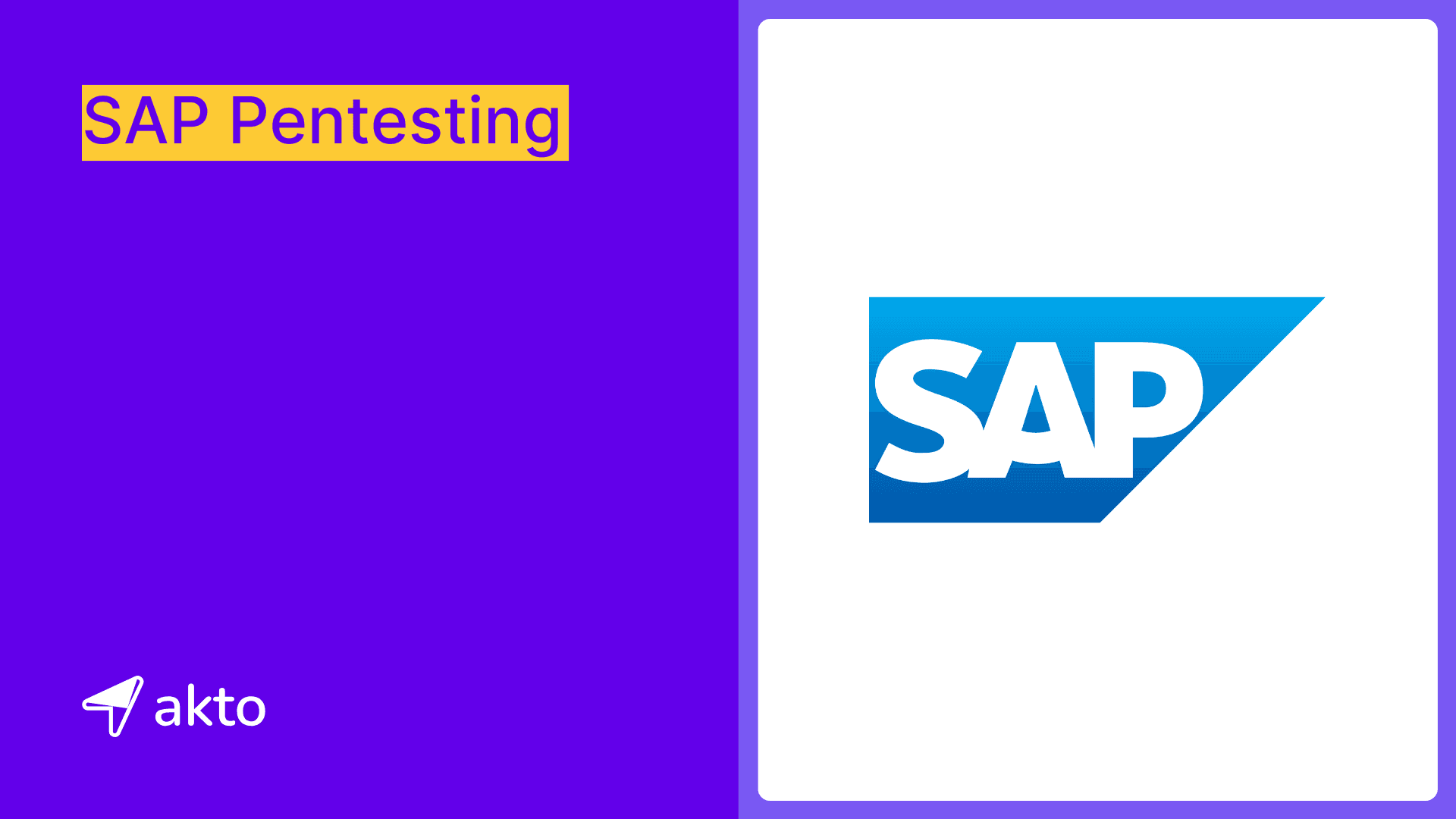 SAP Pentesting