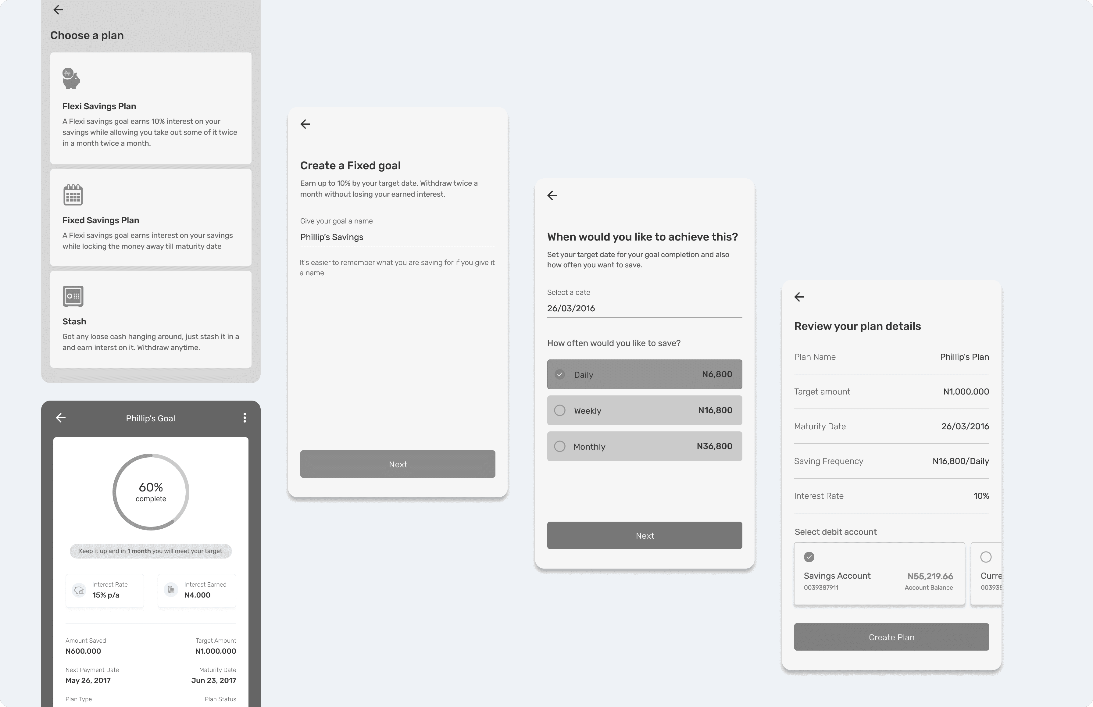 A screenshot from the Stuff page of the website