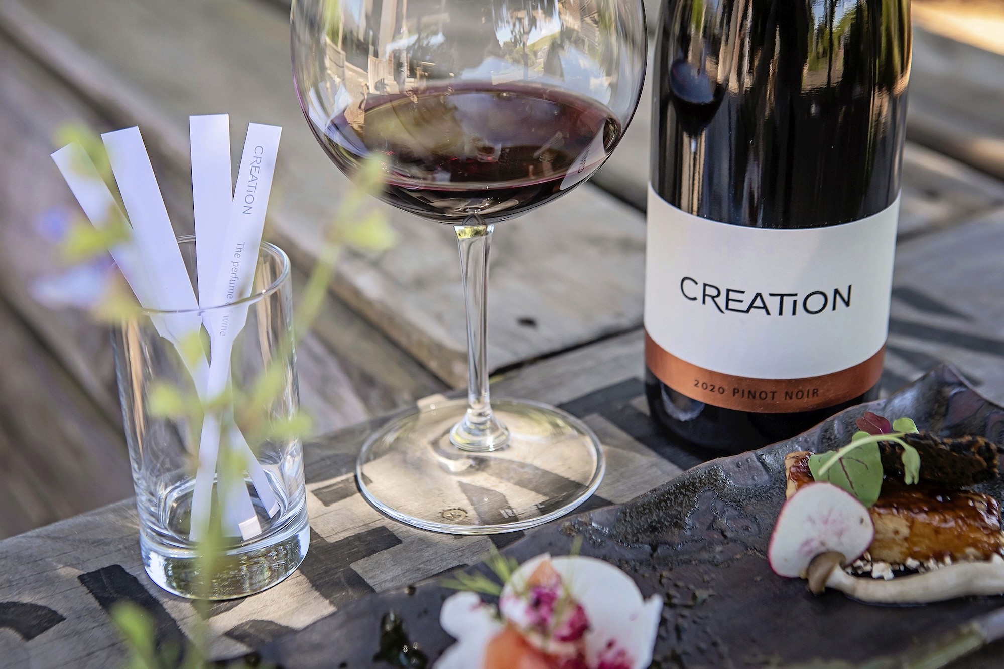 Visiting Creation is an experience of beauty in wine and food.