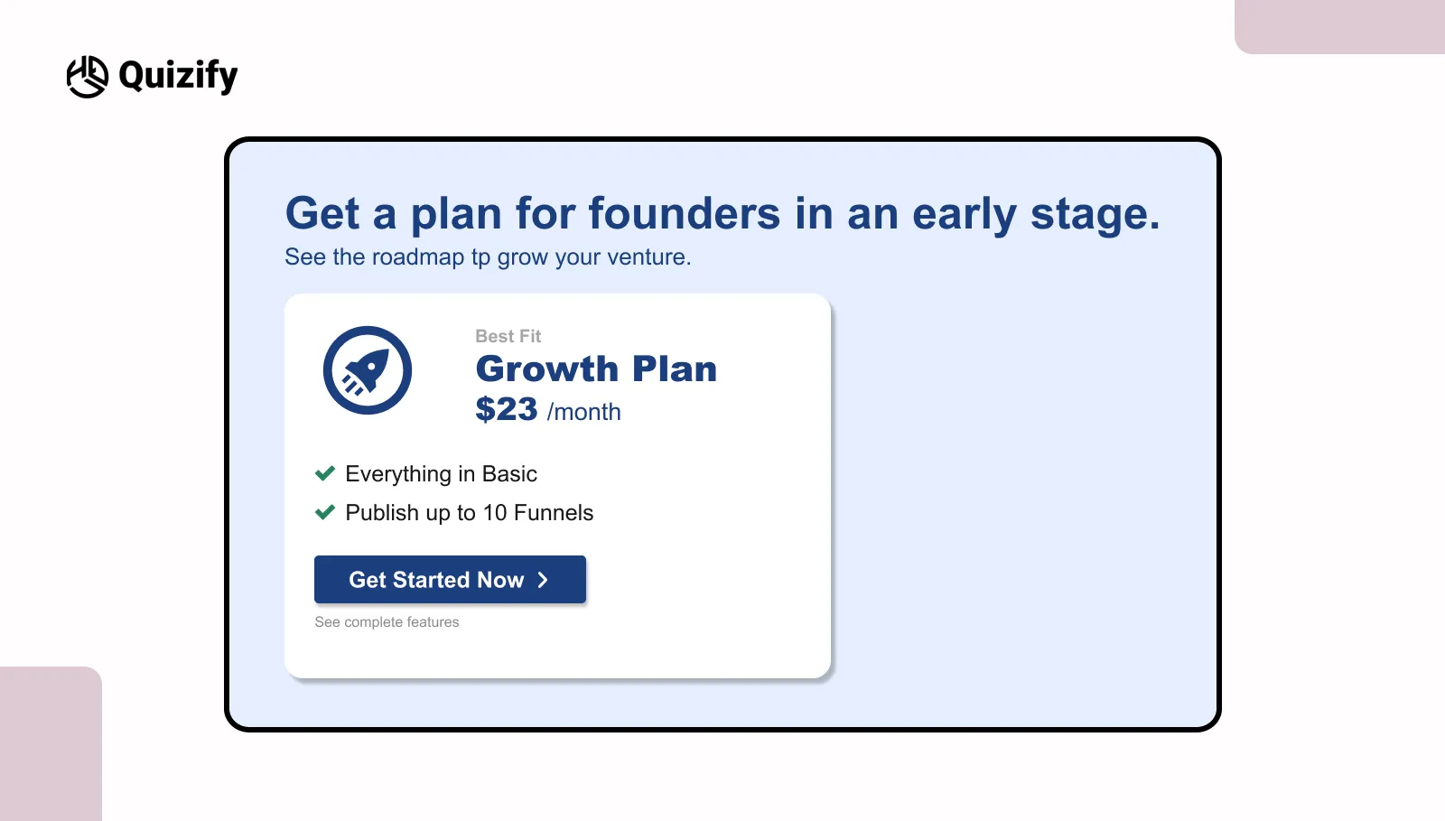 Personalized hint call to action | Quizify