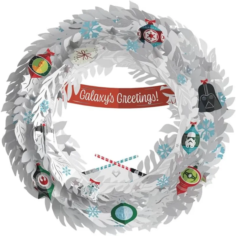 Star Wars paper wreath