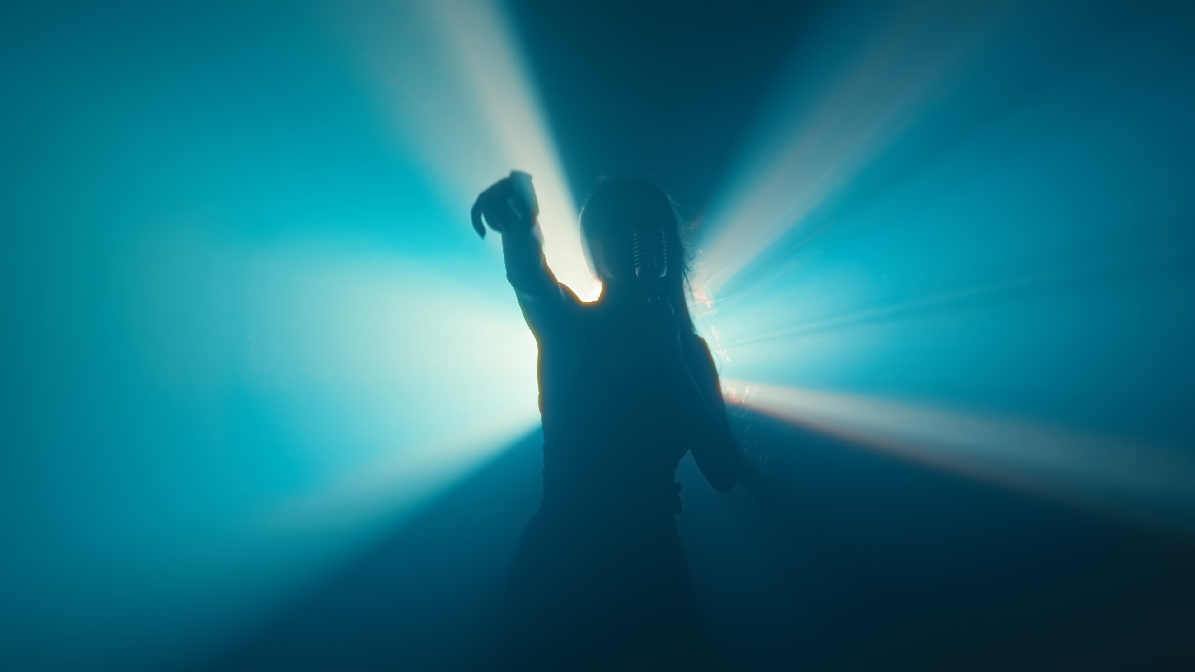 black and gray camera tripod