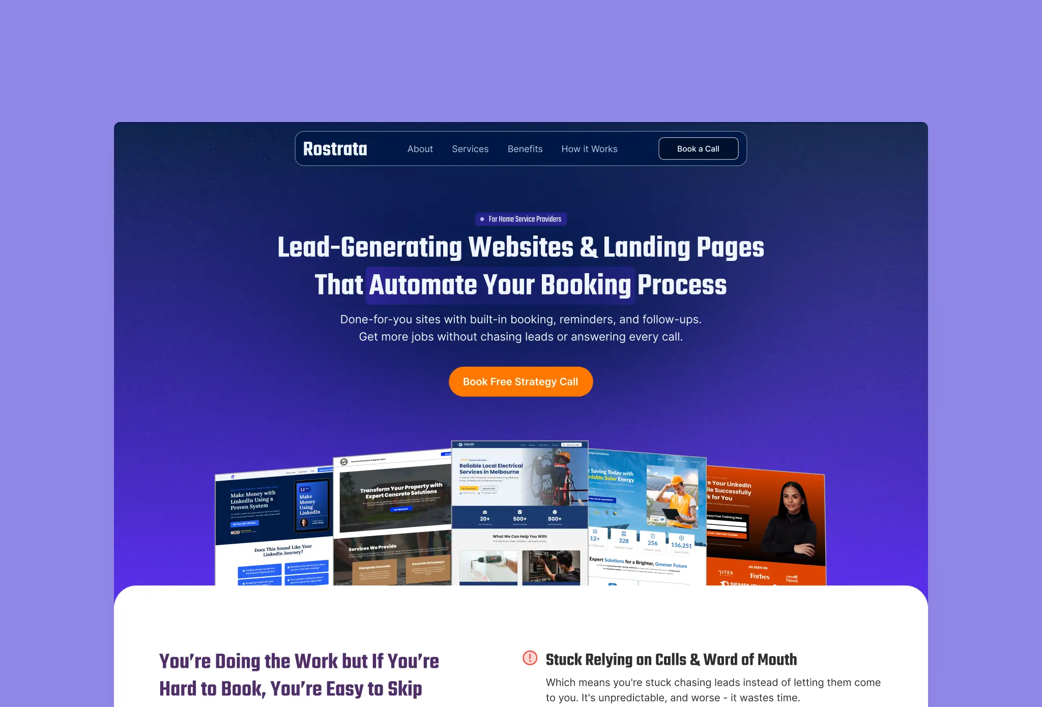 Application funnel for freelancers and service-based business owners.