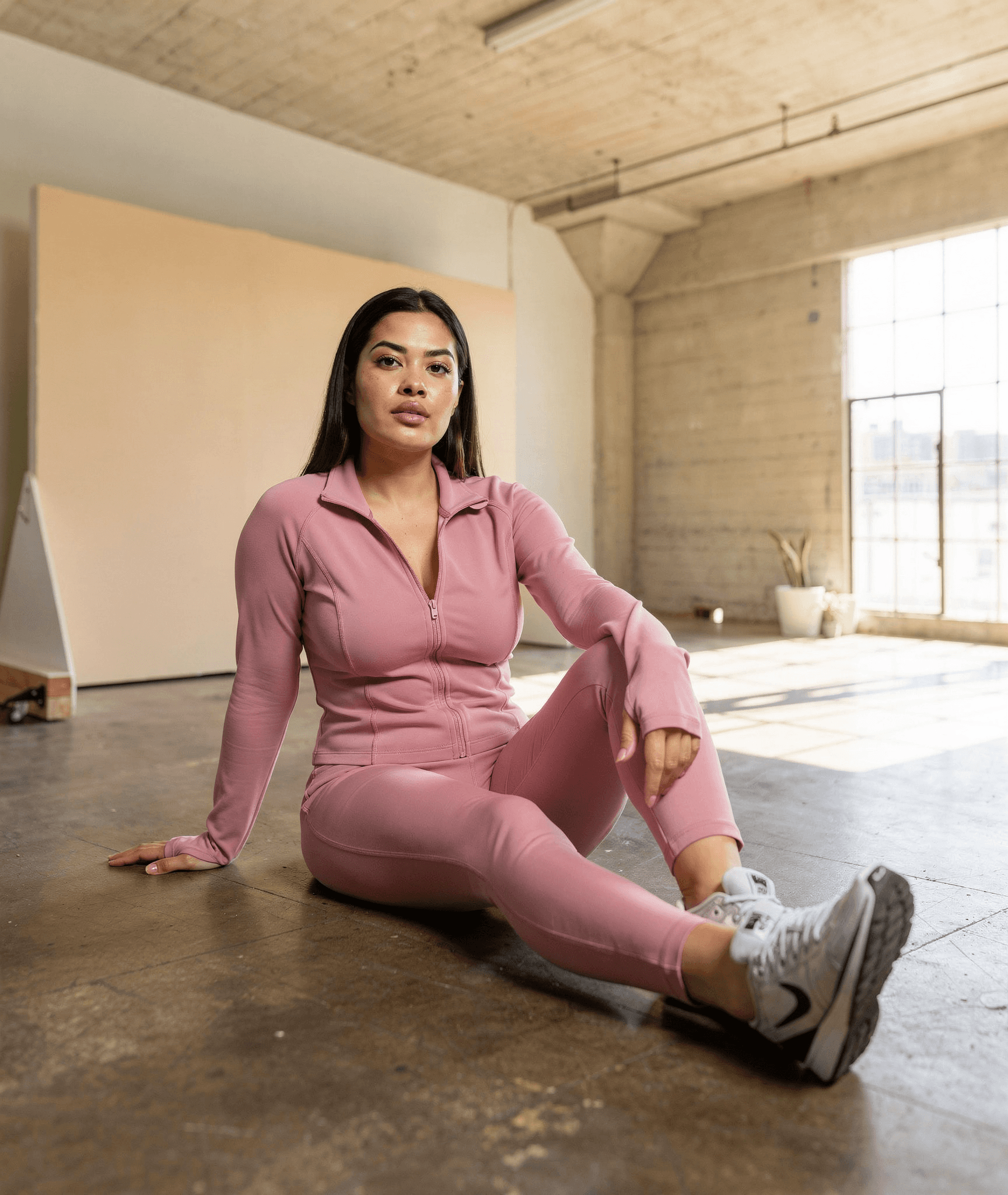 woman doing pose